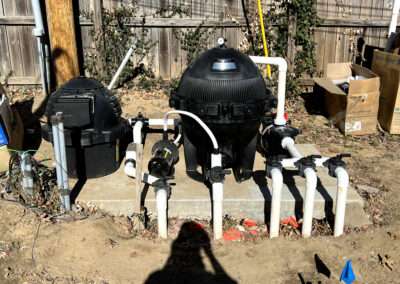backyard plumbing for pool