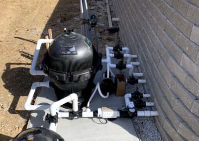Plumbing system for inground pool
