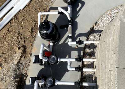 Inground pool plumbing